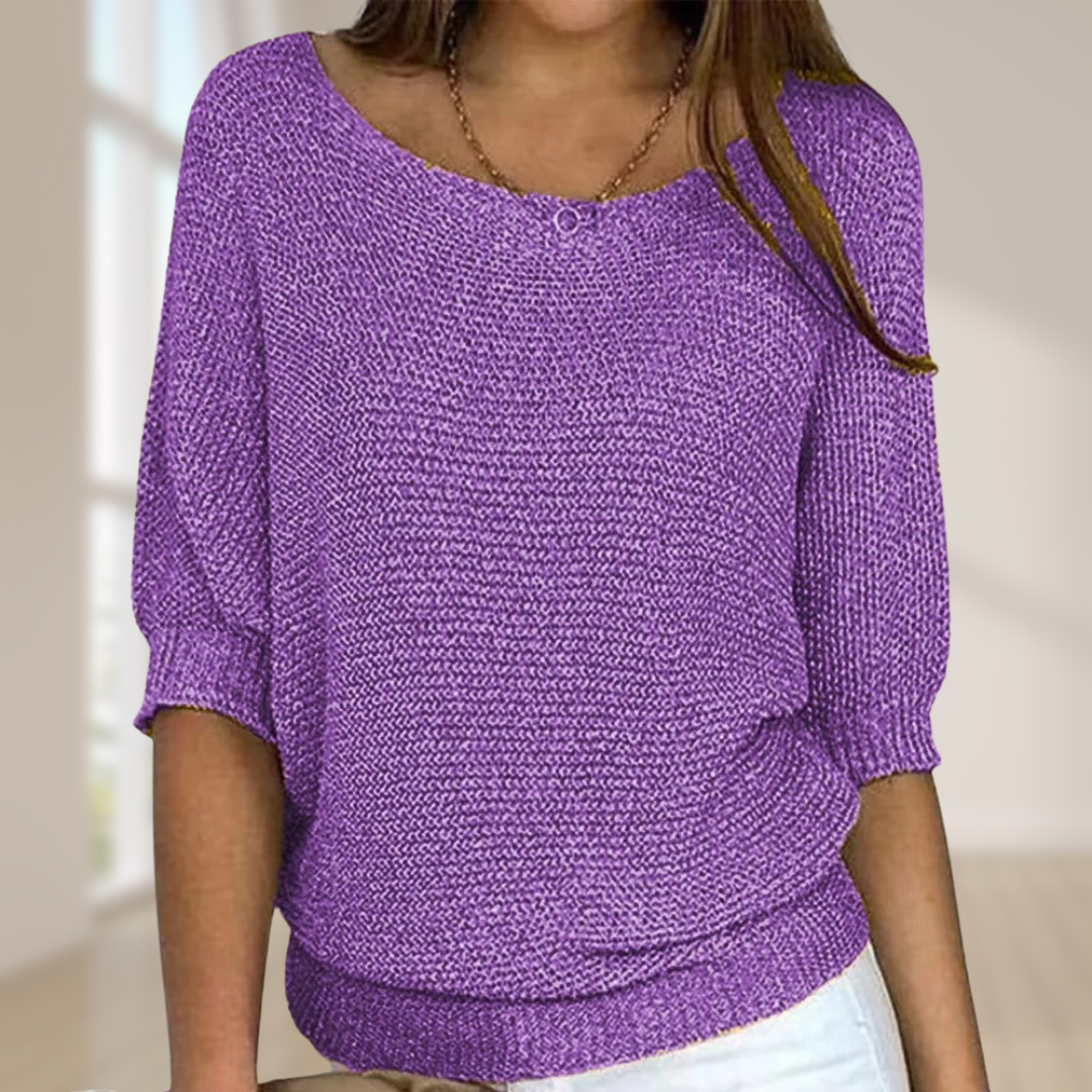 Jersey de punto de manga media I Ideal para primavera y otoño