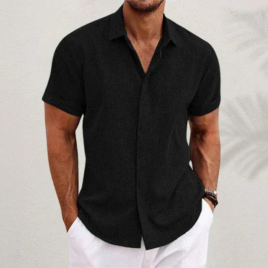 Camisa de Hombre con Botones | Ideal para Primavera y Verano