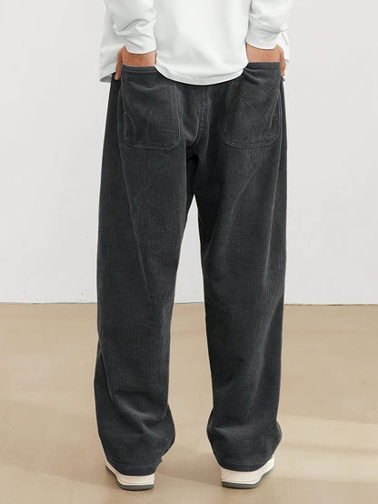 Pantalones de Pana Suaves con Bolsillos Prácticos I Ideales para Otoño e Invierno