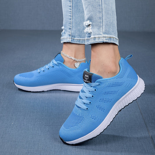 Zapatillas ligeras y transpirables de punto con suela acolchada I Ideales para primavera y verano