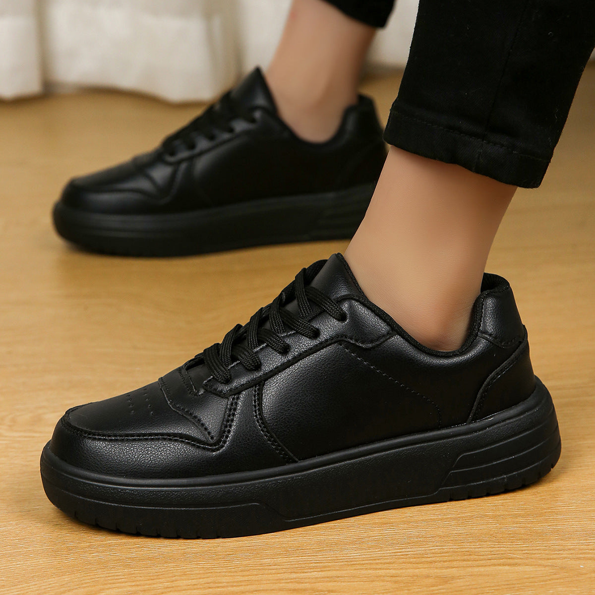 Zapatos Deportivos de Cuero Transpirable para Hombre | Ideales para Primavera y Otoño