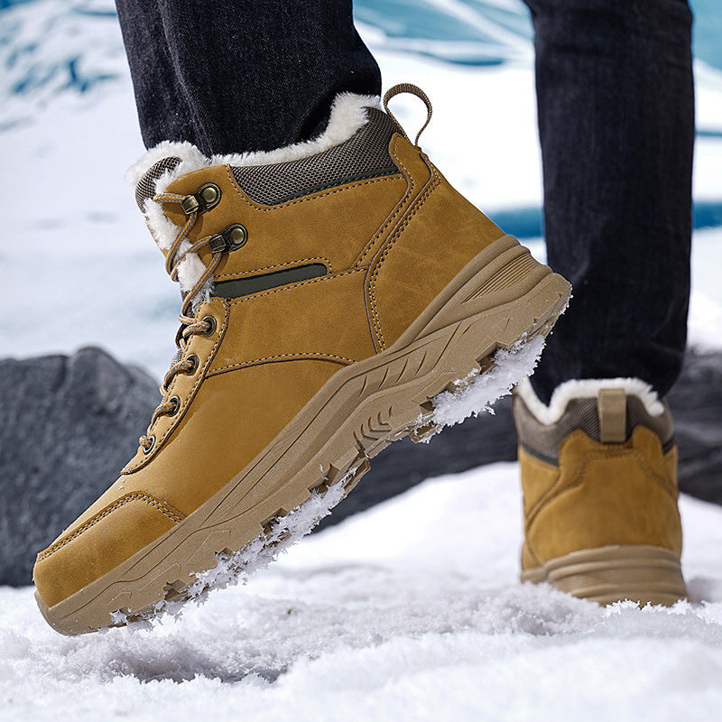 Botas de Viaje Exterior de Cuero Aisladas | Ideales para el Invierno
