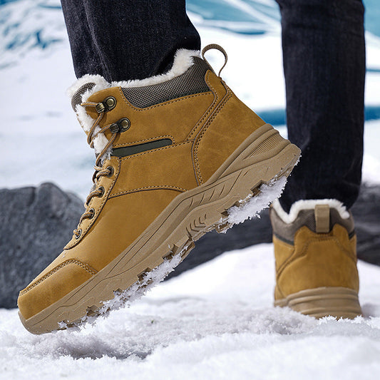 Botas de Viaje Exterior de Cuero Aisladas | Ideales para el Invierno
