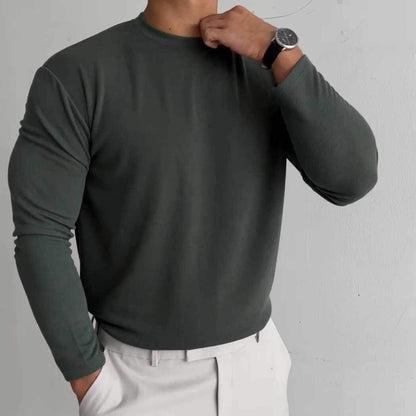 Camiseta Interior Gruesa de Dralon para Hombres, Ideal para Otoño e Invierno