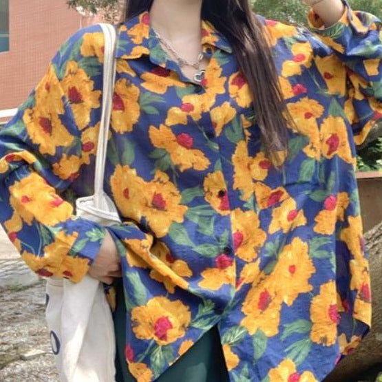 Camisa de Manga Larga con Estampado para Mujer | Ideal para Todas las Estaciones