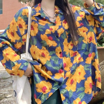Camisa de Manga Larga con Estampado para Mujer | Ideal para Todas las Estaciones