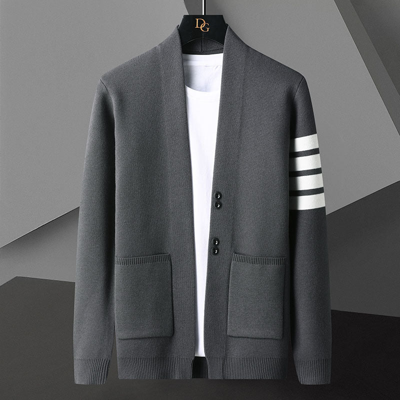 Cárdigan de Punto para Hombre con Frente Abierto | Ideal para Primavera y Otoño