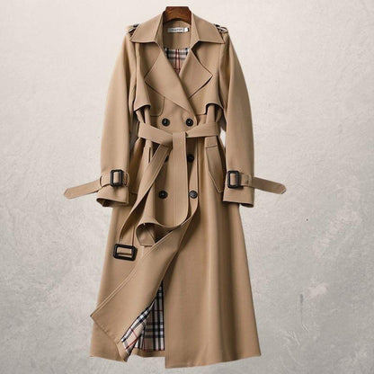 Trench de Mujer de Largo Medio con Cinturón | Ideal para Otoño