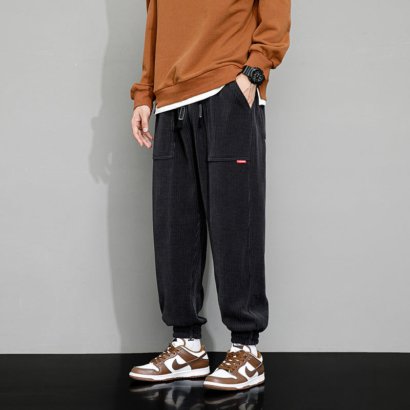 Pantalones Holgados de Pana de Pierna Ancha Ideales para Otoño e Invierno