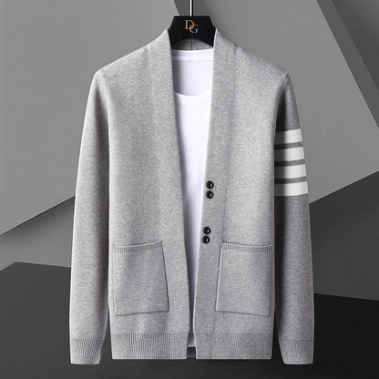 Cárdigan de Punto para Hombre con Frente Abierto | Ideal para Primavera y Otoño