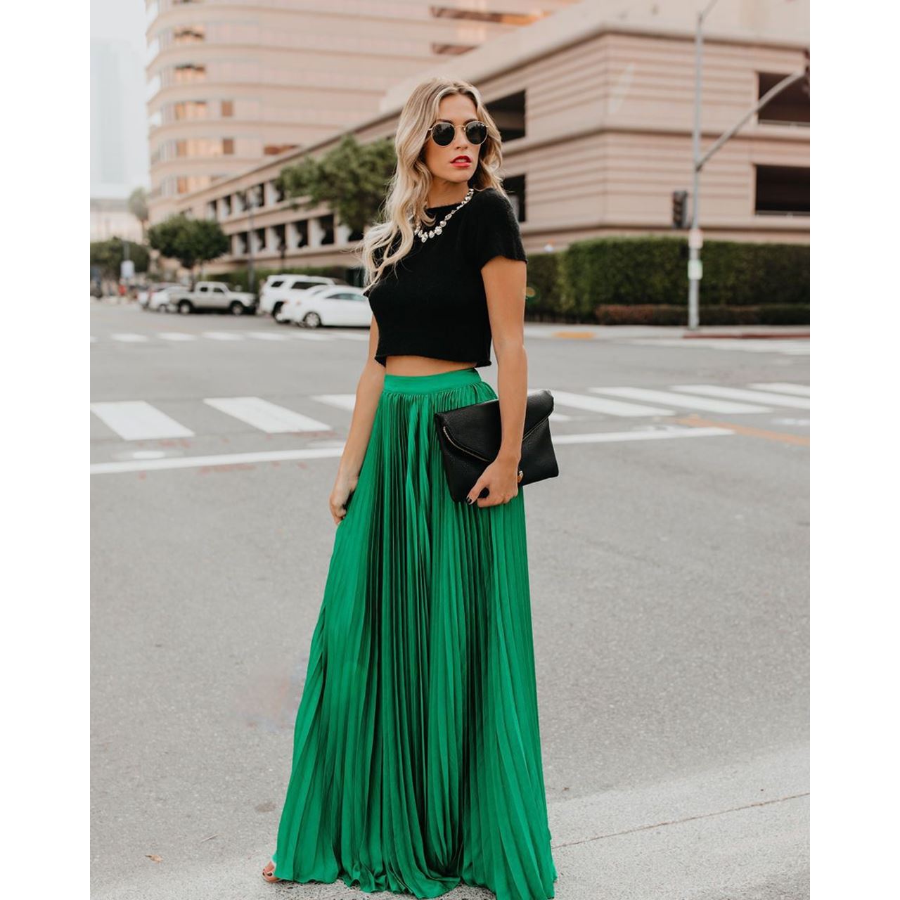 Falda Larga Fluyente con Silueta Elegante | Ideal para Primavera y Verano