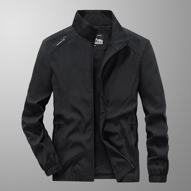 Chaqueta Holgada para Hombre de Mezcla de Algodón | Ideal para Primavera y Otoño