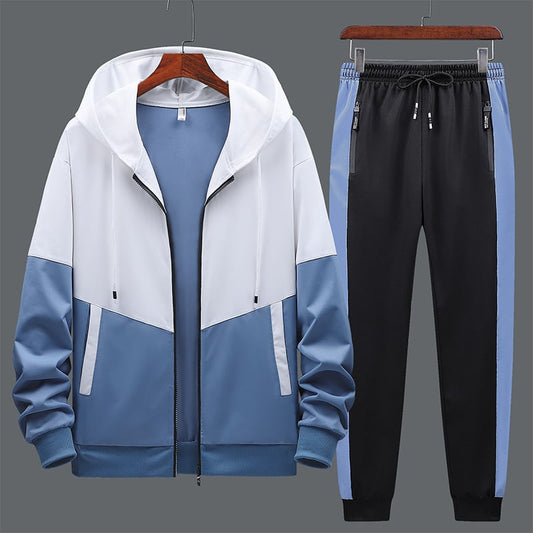 Conjunto deportivo con capucha de dos piezas, ideal para todas las temporadas