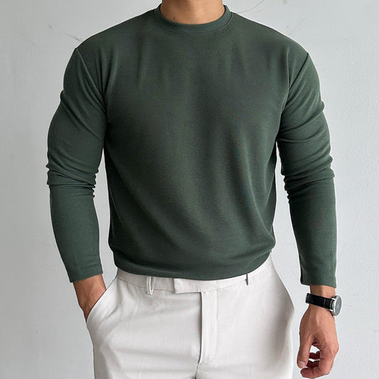 Camiseta Interior Gruesa de Dralon para Hombres, Ideal para Otoño e Invierno