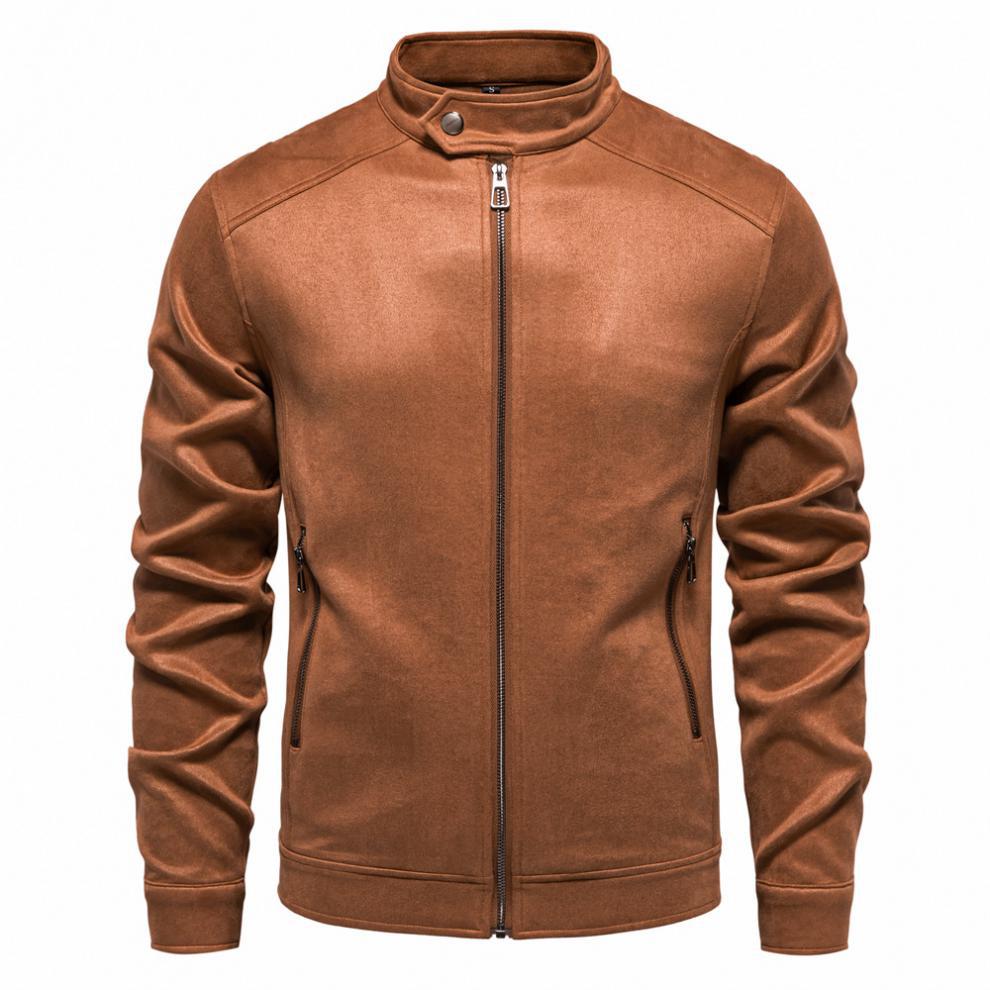 Abrigo Ligero para Hombre de Mezcla de Poliéster con Bolsillos Laterales | Ideal para Primavera y Otoño