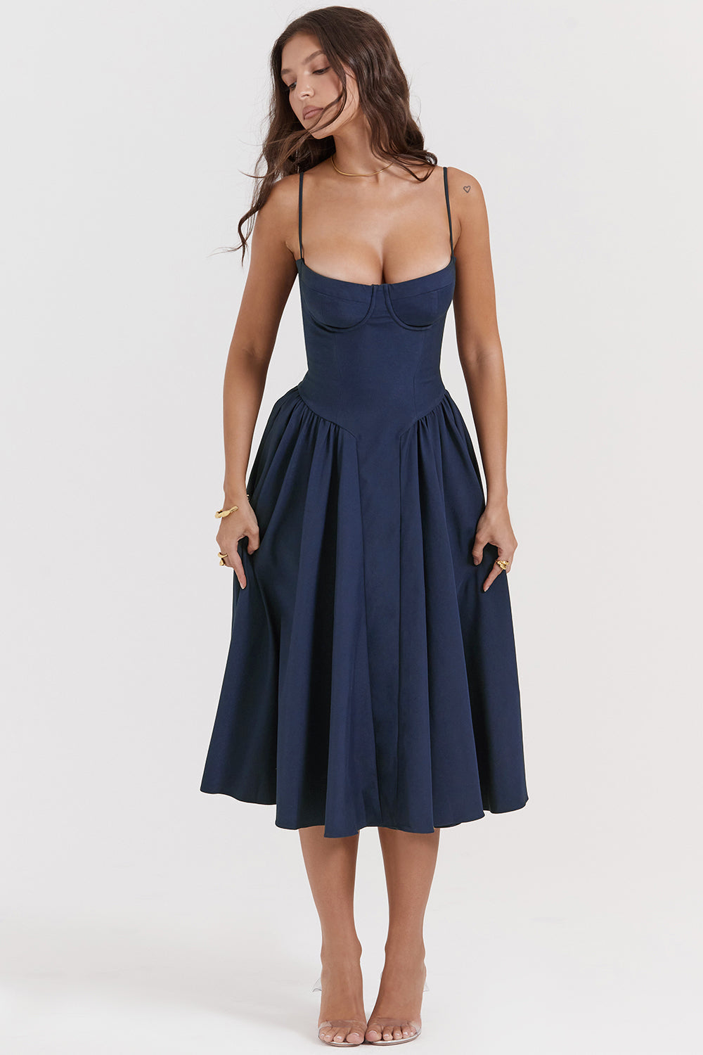 Vestido Corsé Sin Tirantes con Cuerpo Ajustado | Ideal para Primavera y Verano