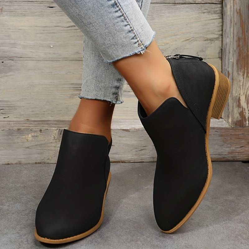 Botines de punta con parte trasera perforada I Ideales para el invierno