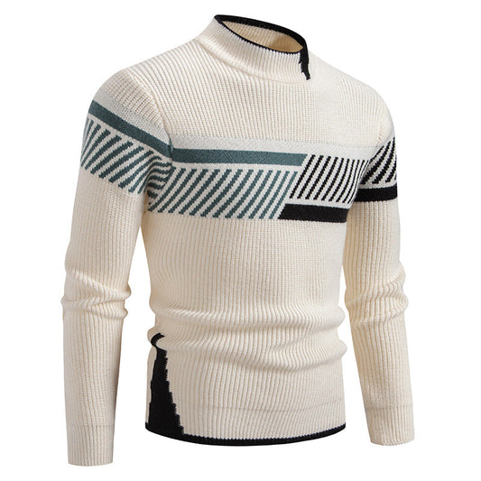 Suéter de Algodón Holgado para Hombre, Ideal para Otoño