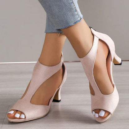 Sandalias ortopédicas de tacón con suela amortiguadora I Ideales para el verano