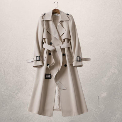 Trench de Mujer de Largo Medio con Cinturón | Ideal para Otoño