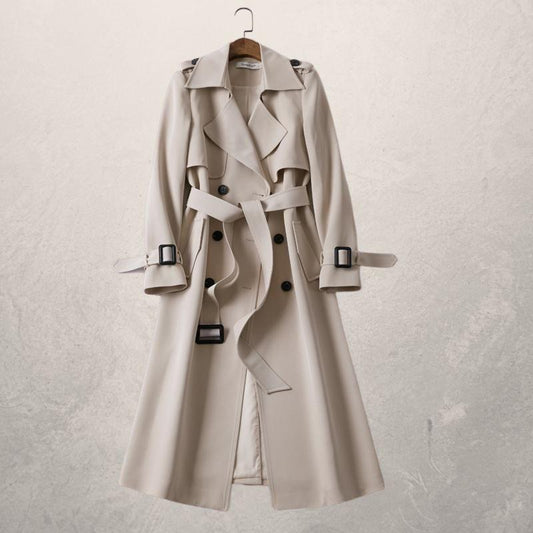 Trench de Mujer de Largo Medio con Cinturón | Ideal para Otoño