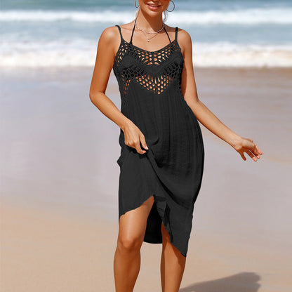 Vestido Corto de Color Sólido con Ajuste Relajado | Ideal para Primavera y Otoño