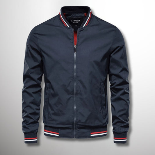 Chaqueta Ligera Impermeable para Hombre con Cierre de Cremallera | Ideal para Primavera y Otoño