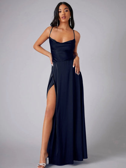 Vestido Largo y Fluido con Espalda Abierta | Ideal para Primavera y Verano