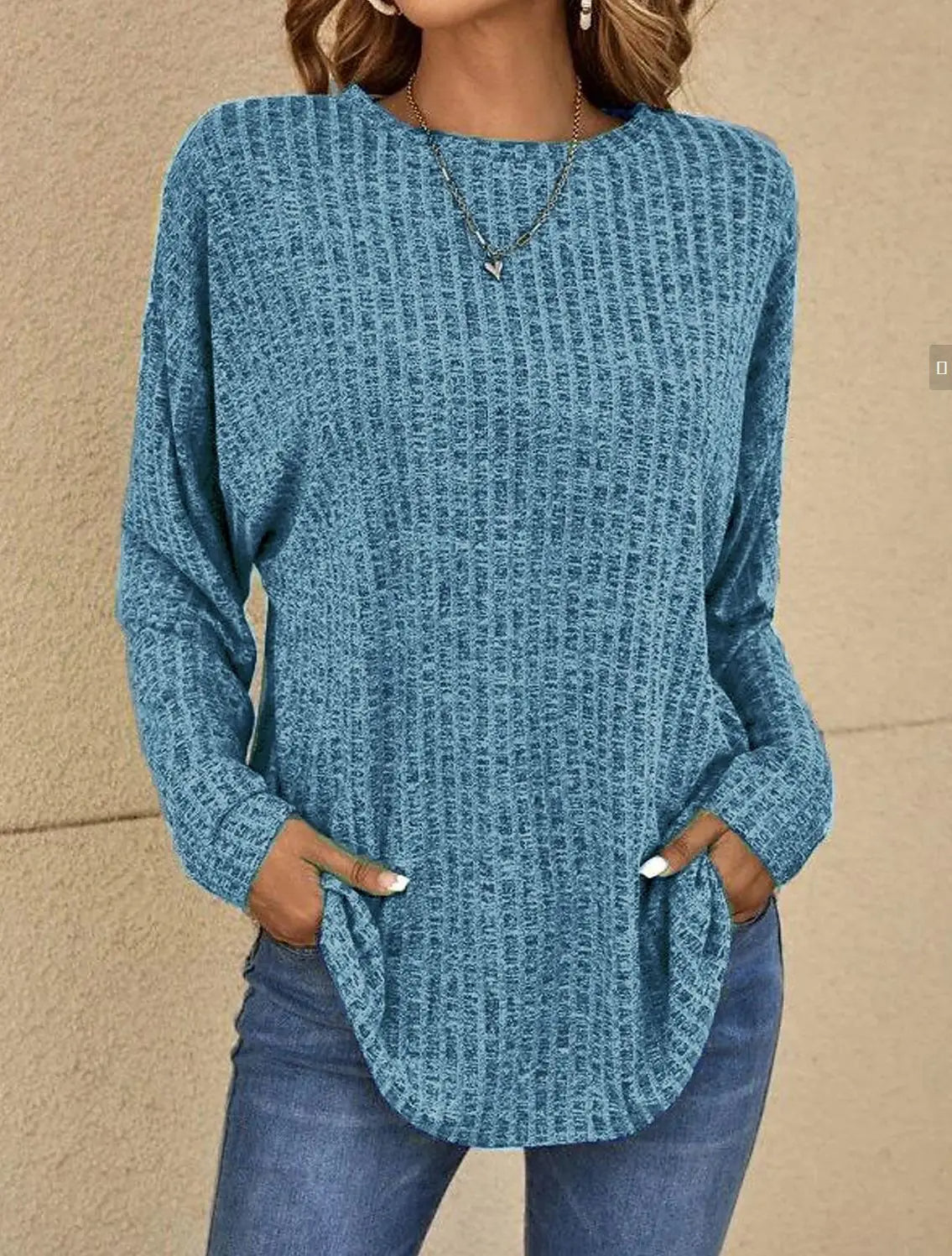 Blusa de Punto para Mujer I Ideal para Primavera y Otoño