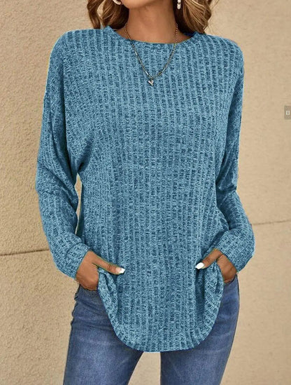 Blusa de Punto para Mujer I Ideal para Primavera y Otoño