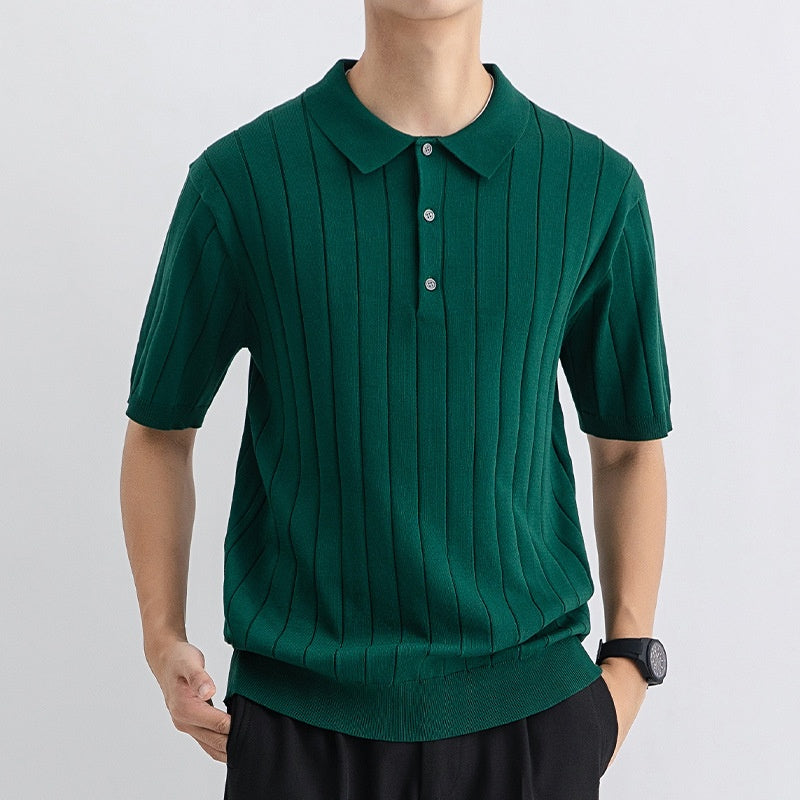 Suéter de Manga Corta Transpirable para Hombre Ideal para Verano