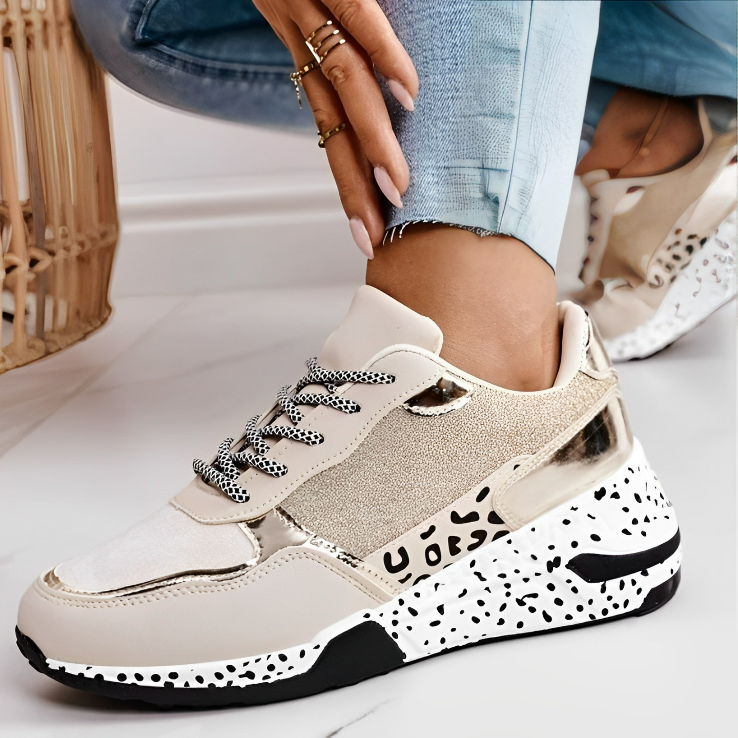 Zapatillas deportivas transpirables y ligeras con suela acolchada I Ideales para primavera y verano
