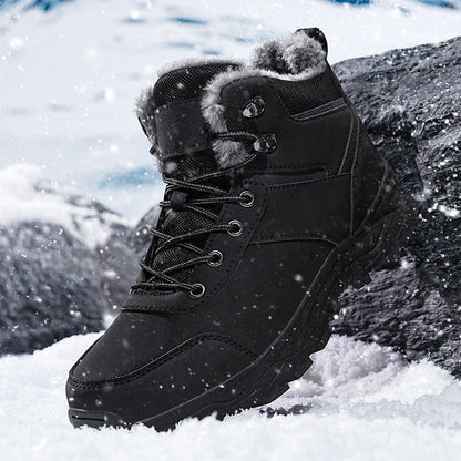 Botas de Viaje Exterior de Cuero Aisladas | Ideales para el Invierno