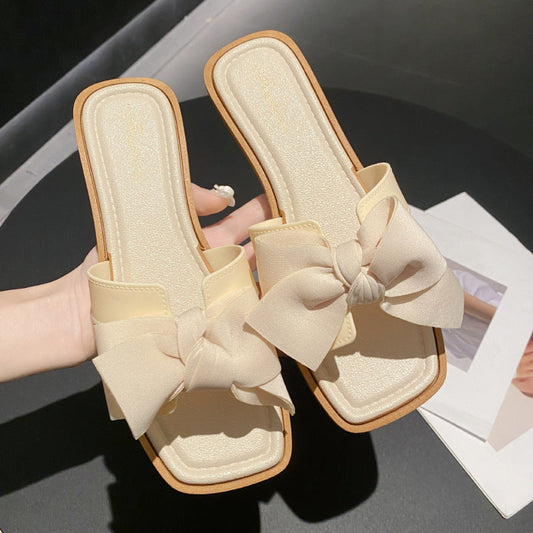 Sandalias Planas de PVC con Lazo para Mujer | Ideales para el Verano