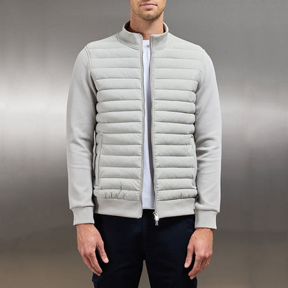 Chaqueta Ligera de Punto con Cuello Alto para Hombre | Ideal para Primavera y Otoño