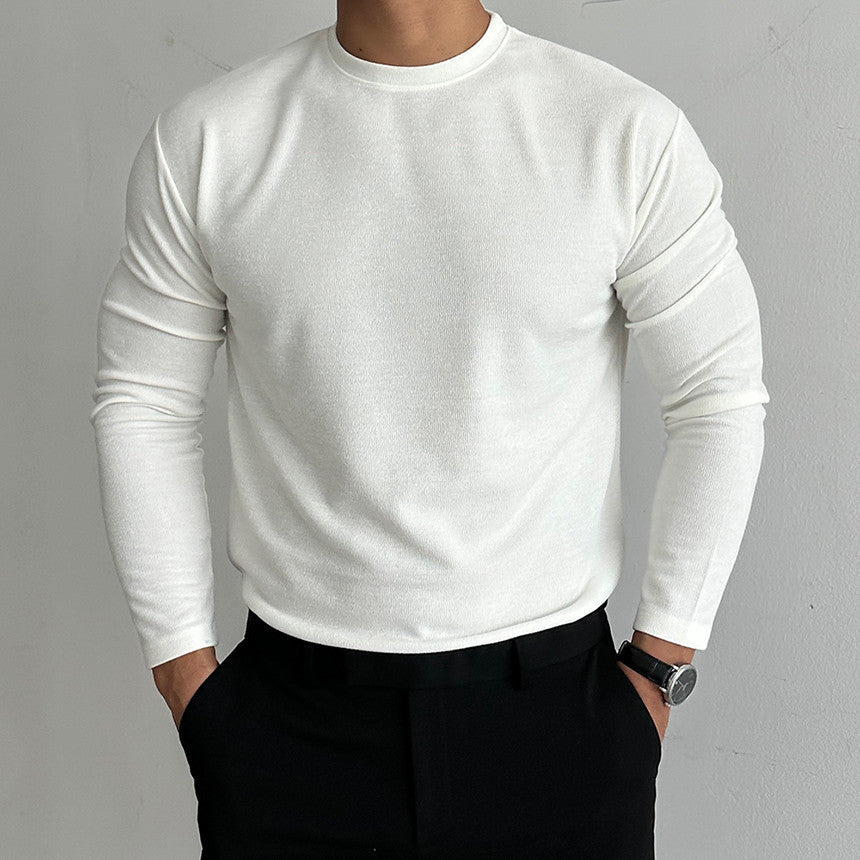 Camiseta Interior Gruesa de Dralon para Hombres, Ideal para Otoño e Invierno