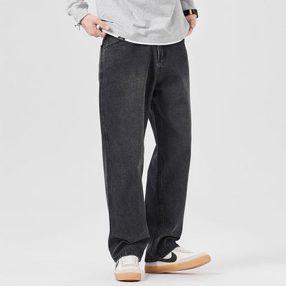 Jeans Holgados de Talle Medio Ideales para Primavera y Otoño