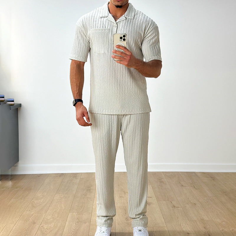 Conjunto de Polo y Pantalón para Hombre – Ideal para el Verano