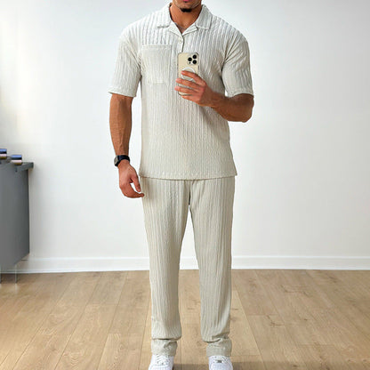 Conjunto de Polo y Pantalón para Hombre – Ideal para el Verano