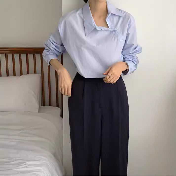 Camisa de Manga Larga Holgada de Algodón para Mujer | Ideal para Todas las Estaciones