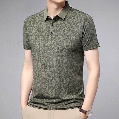 Camisa Polo de Manga Corta con Estampado Floral – Ideal para el Verano