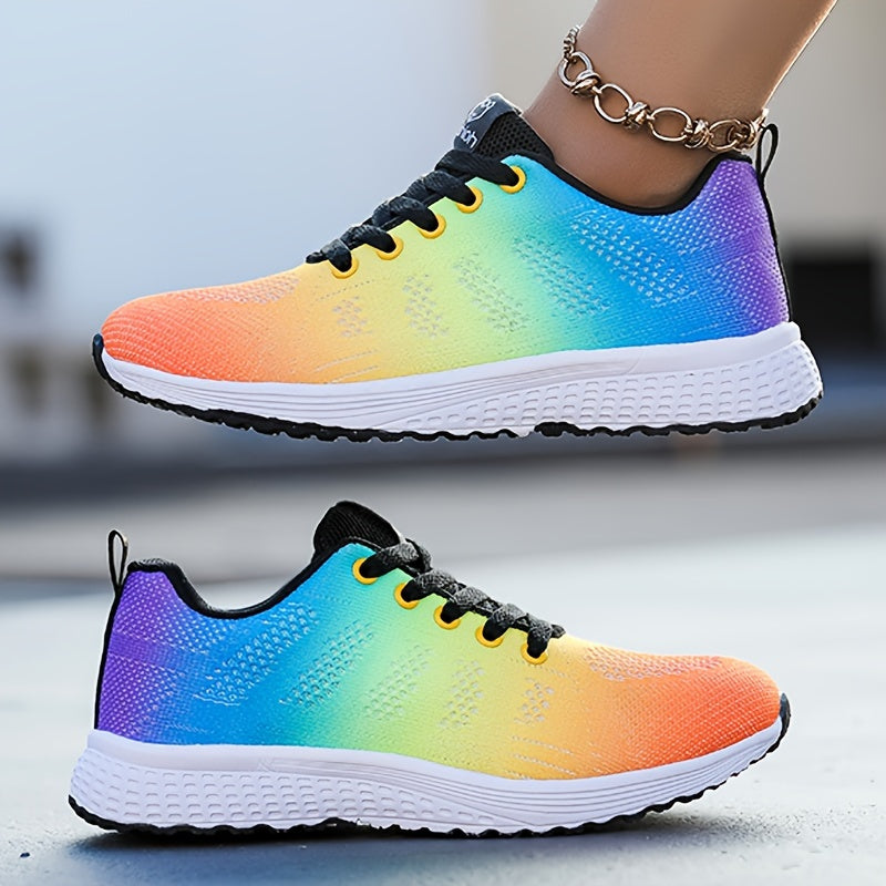 Zapatillas ligeras y transpirables de punto con suela acolchada I Ideales para primavera y verano