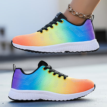 Zapatillas ligeras y transpirables de punto con suela acolchada I Ideales para primavera y verano