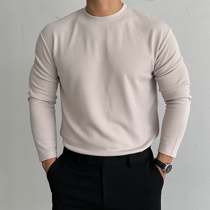 Camiseta Interior Gruesa de Dralon para Hombres, Ideal para Otoño e Invierno
