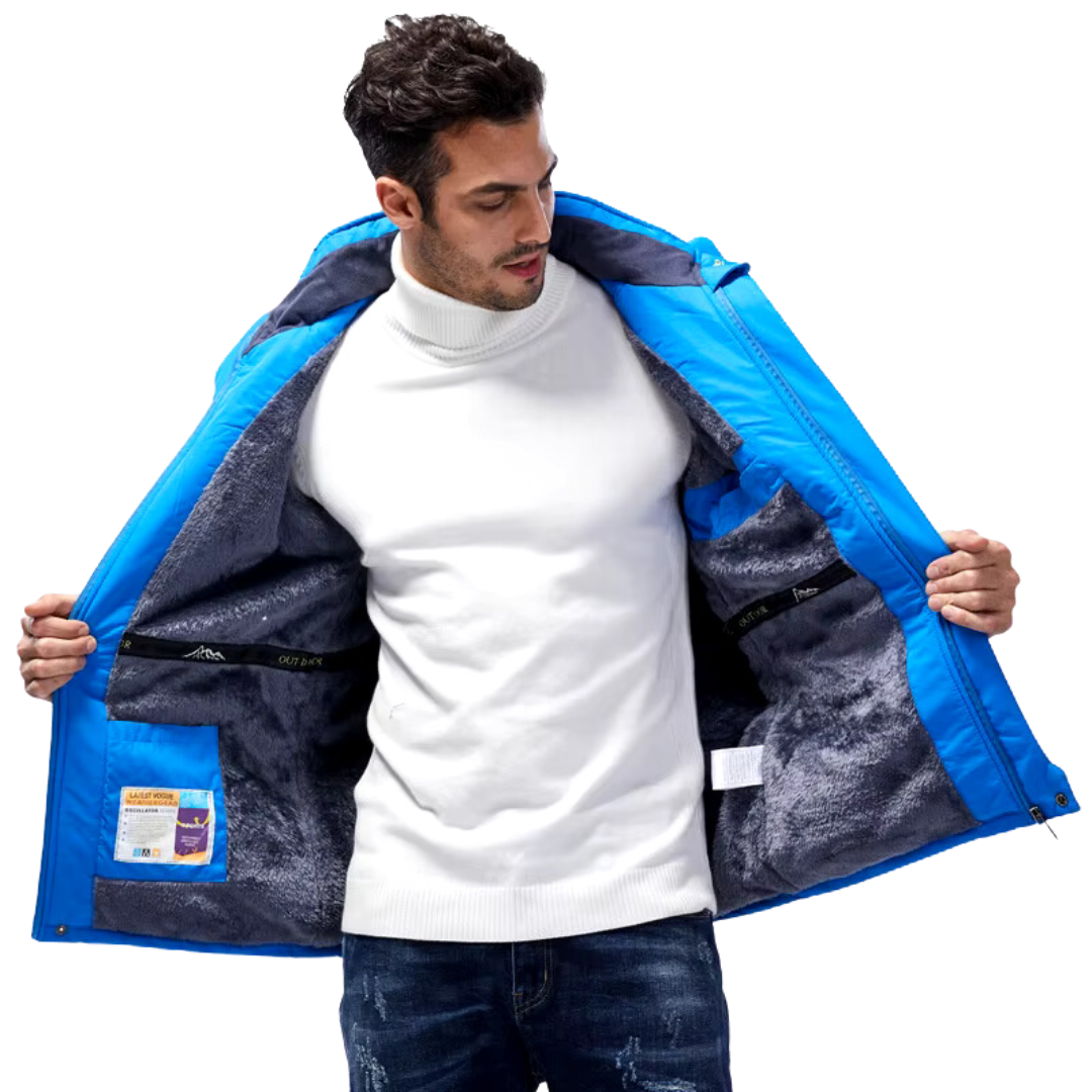 Chaqueta de Invierno Aislante y a Prueba de Viento para Hombre con Tejido Resistente al Agua I Ideal para Invierno