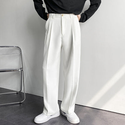 Title: Pantalones Holgados Rectos para Hombre – Ideales para Primavera y Otoño