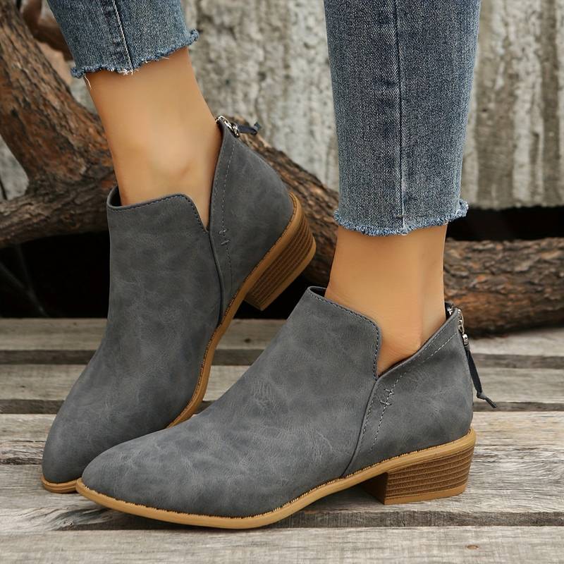 Botines de punta con parte trasera perforada I Ideales para el invierno