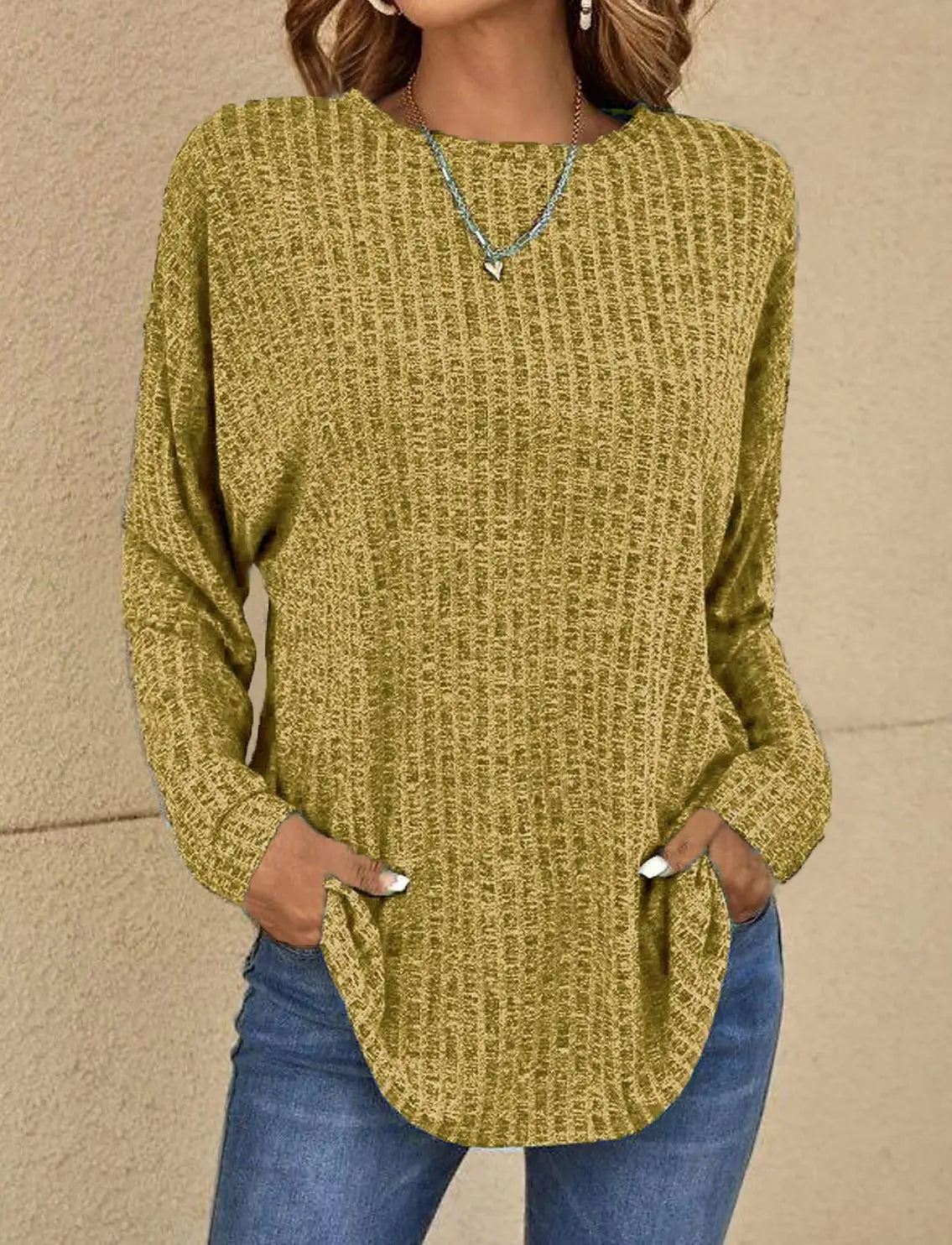 Blusa de Punto para Mujer I Ideal para Primavera y Otoño