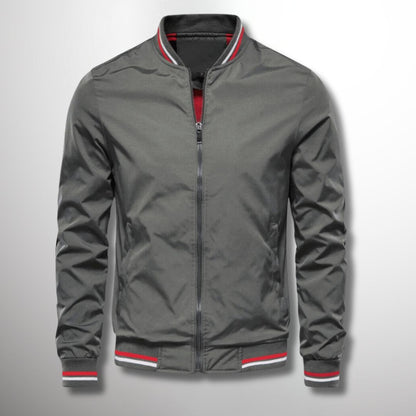 Chaqueta Ligera Impermeable para Hombre con Cierre de Cremallera | Ideal para Primavera y Otoño