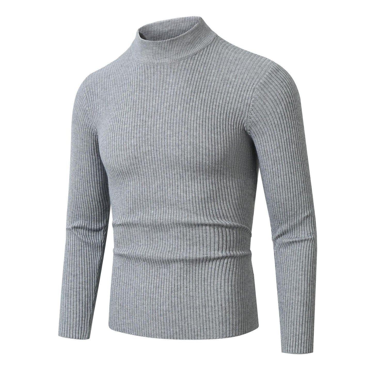 Suéter de Punto Rayas Holgado para Hombre, Ideal para Primavera y Otoño